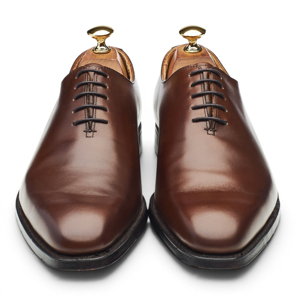 'Alex' Dark Brown Leather Wholecut Oxford UK 6.5 E