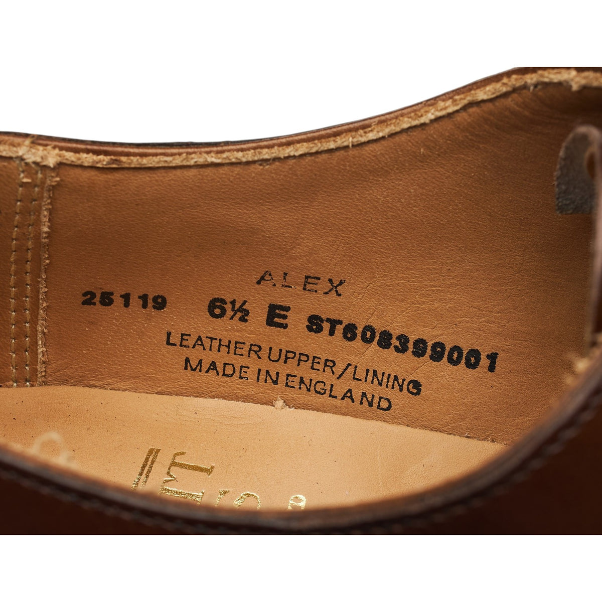 'Alex' Dark Brown Leather Wholecut Oxford UK 6.5 E