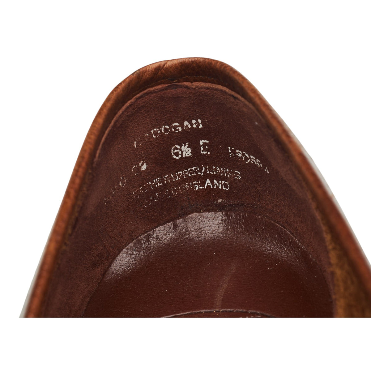 'Cadogan' Dark Brown Grain Leather Loafers UK 6.5 E