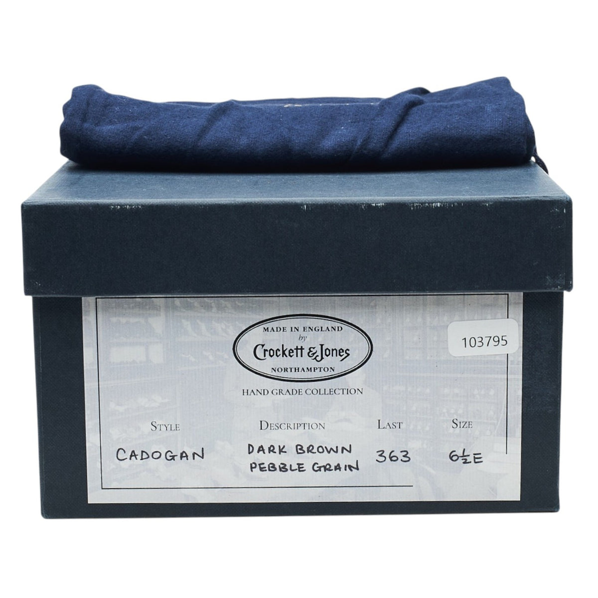 'Cadogan' Dark Brown Grain Leather Loafers UK 6.5 E