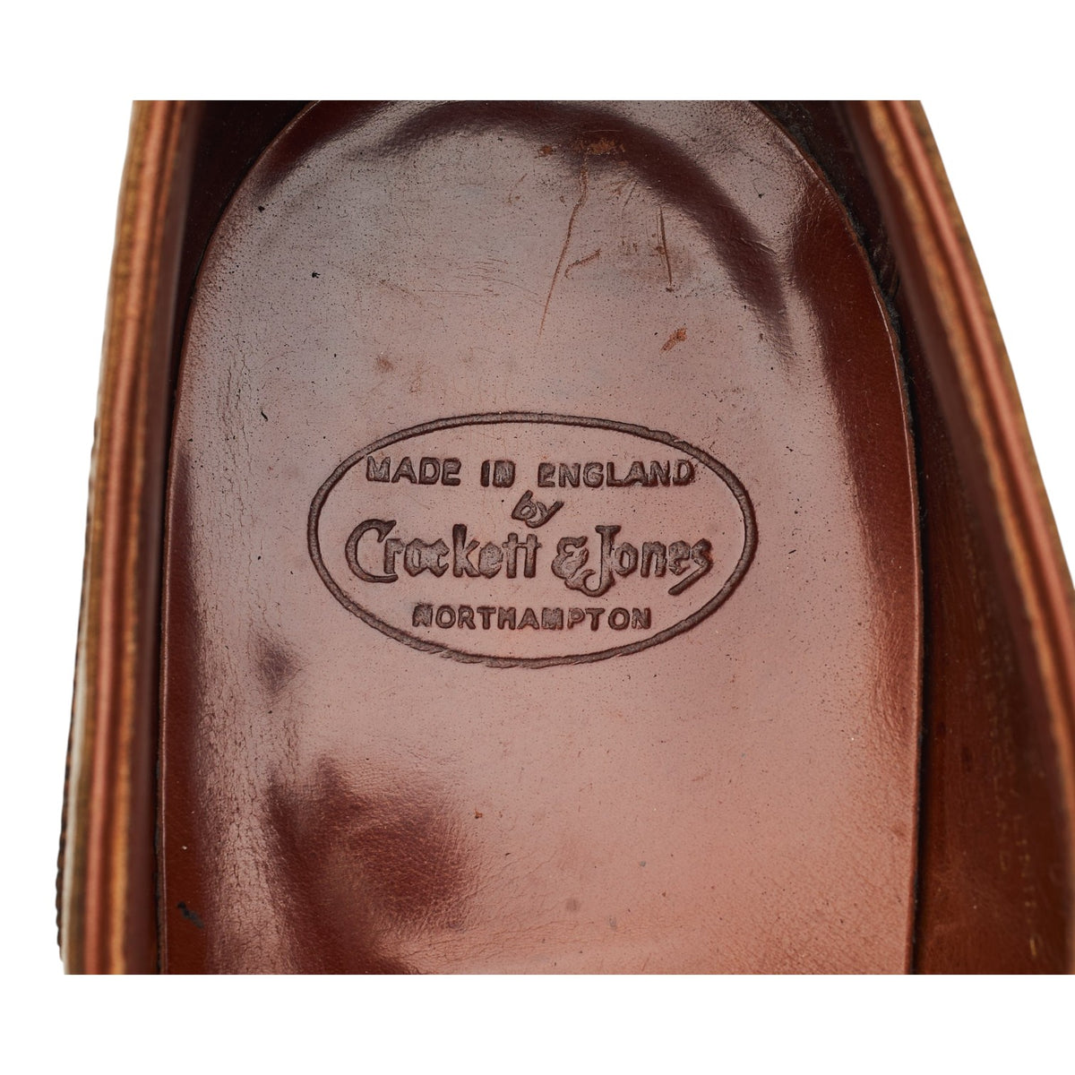 'Clifford' Tan Brown Leather Oxford Brogues UK 9 E