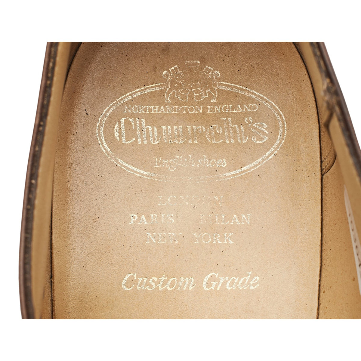 'Consul' Brown Leather Oxford UK 9.5 F