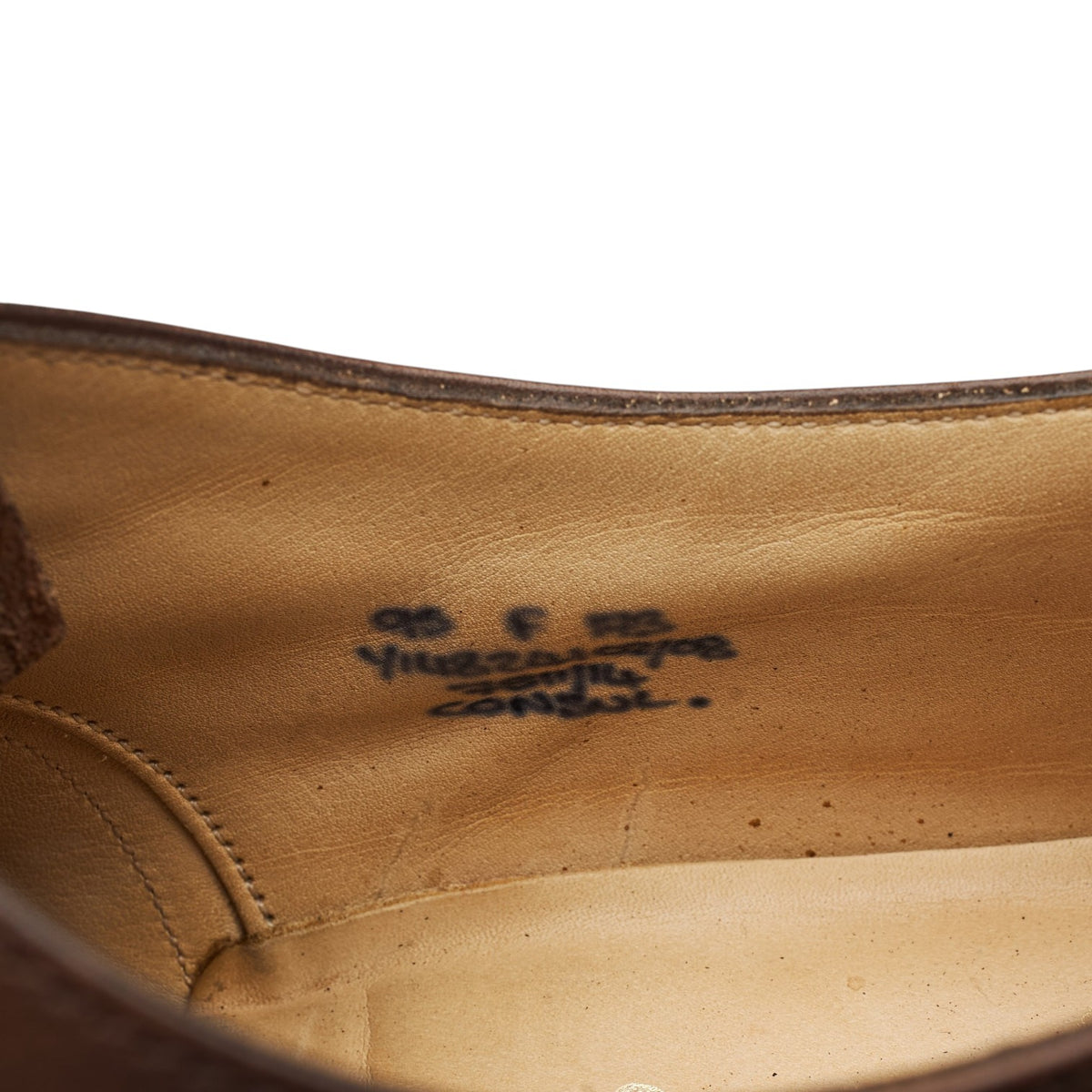 'Consul' Brown Leather Oxford UK 9.5 F