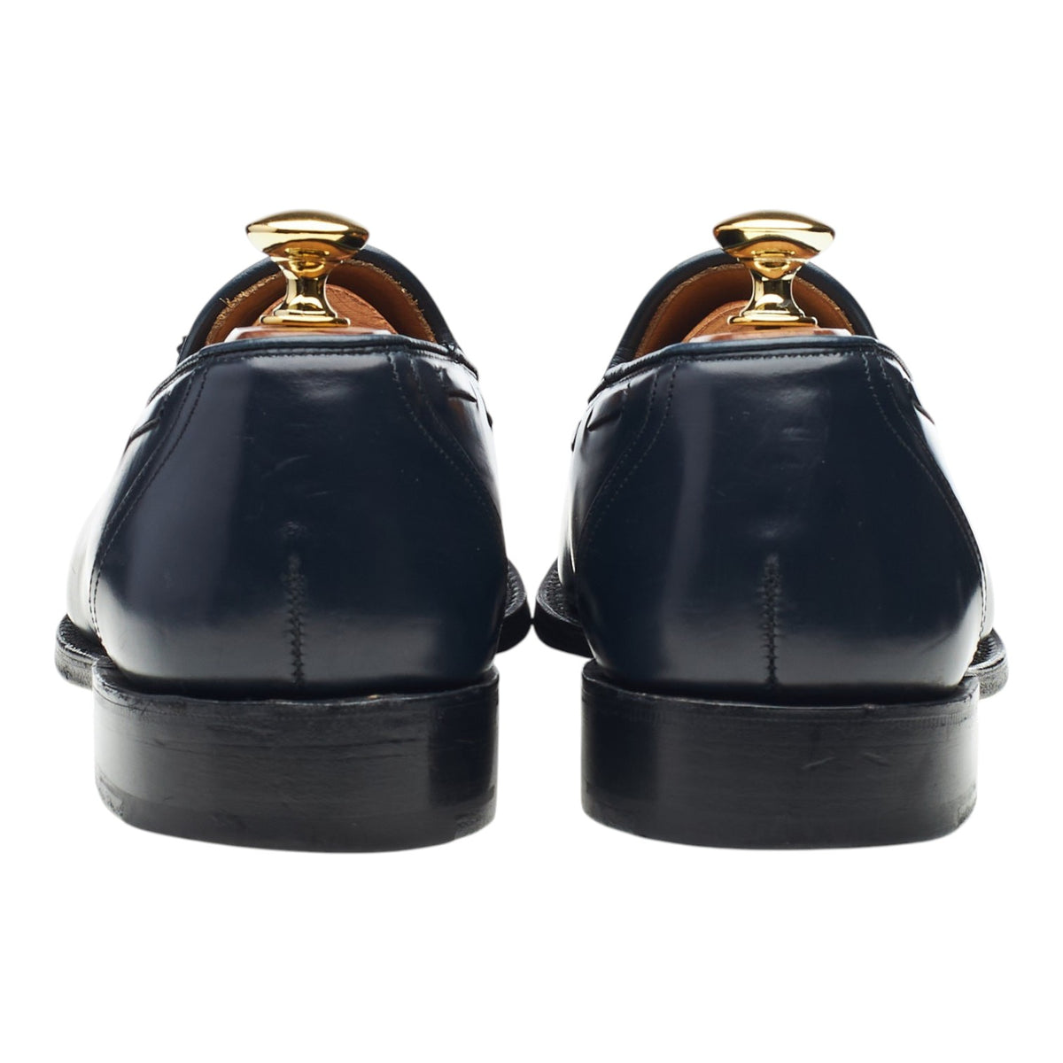 'Kingsley 2' Navy Blue Leather Tassel Loafers UK 6 G