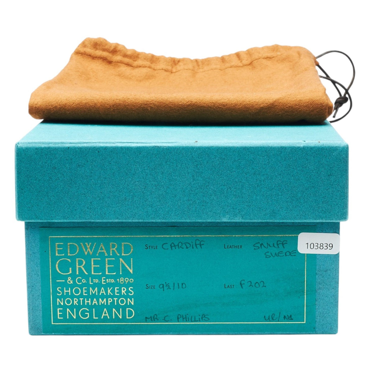 'Cardiff' Snuff Brown Suede Derby Brogues UK 9.5 F