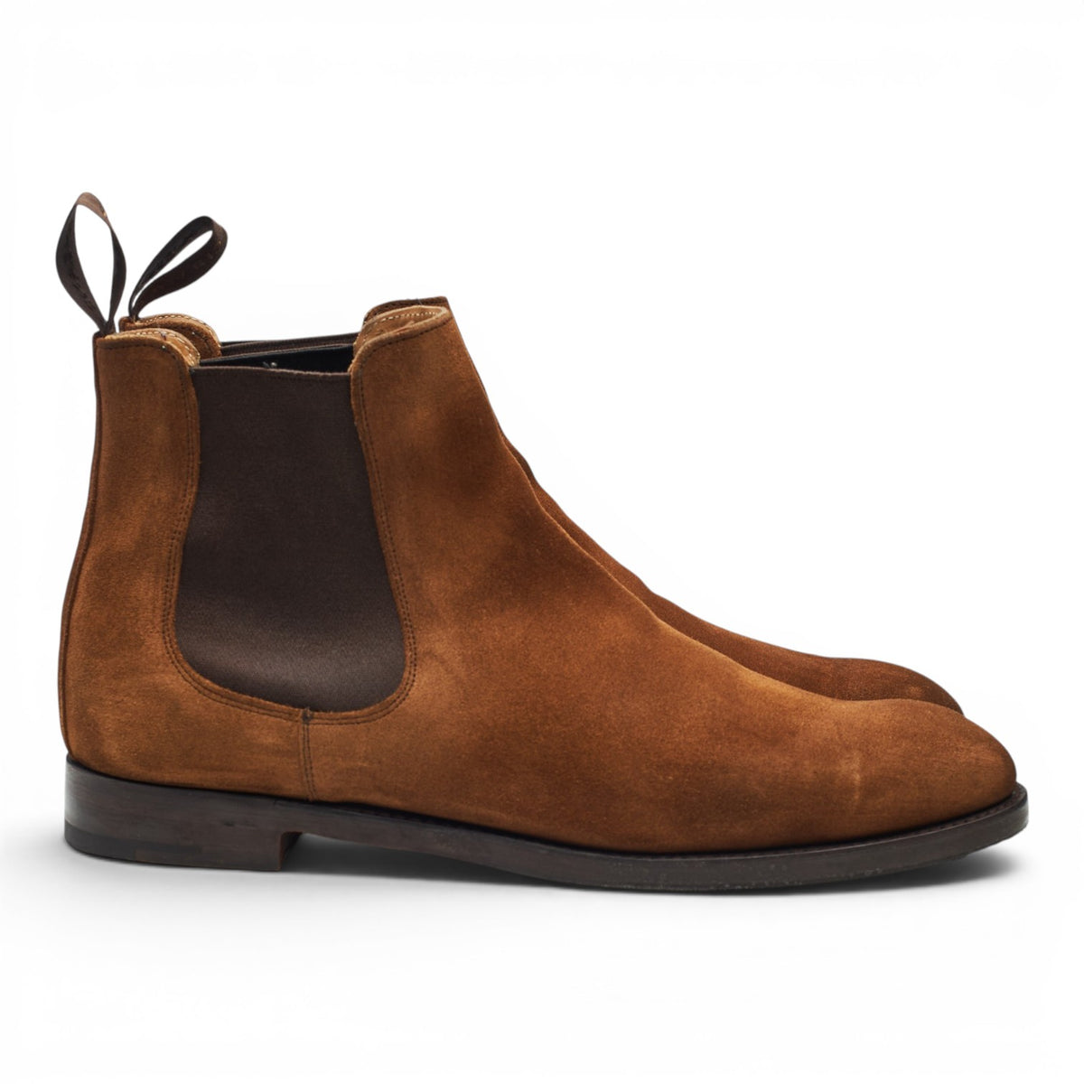 'Graham' Snuff Brown Suede Chelsea Boots UK 10 F