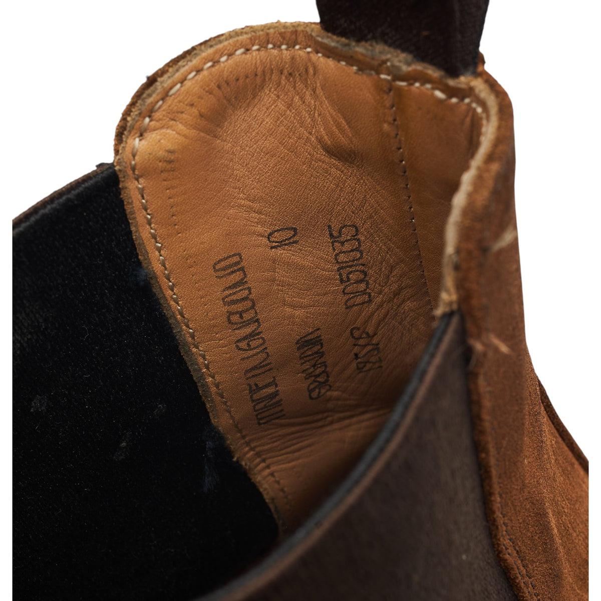 'Graham' Snuff Brown Suede Chelsea Boots UK 10 F