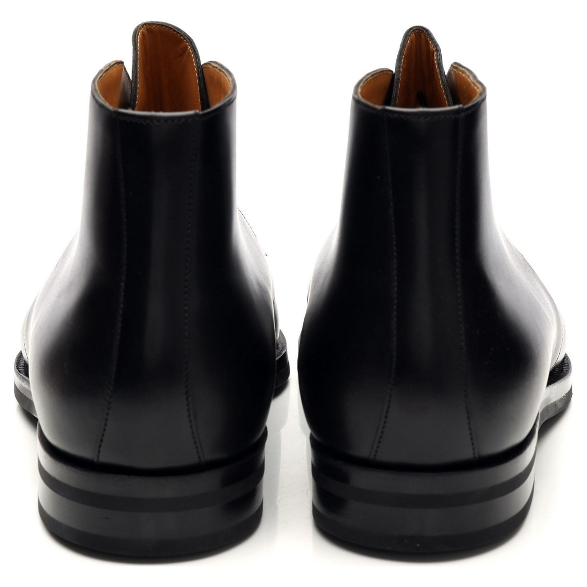 &#39;Banbury&#39; Black Leather Chukka Boots UK 9 F