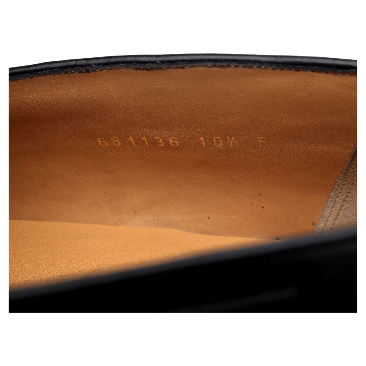 &#39;Clive&#39; Black Leather Tassel Loafers UK 10.5 F