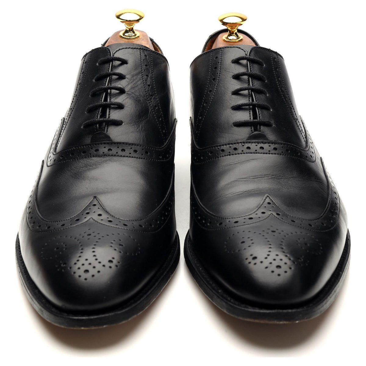 Black Leather Oxford Brogues UK 11 G