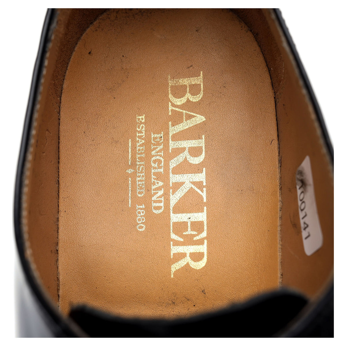 &#39;Gatwick&#39; Black Leather Oxford Brogues UK 9 G