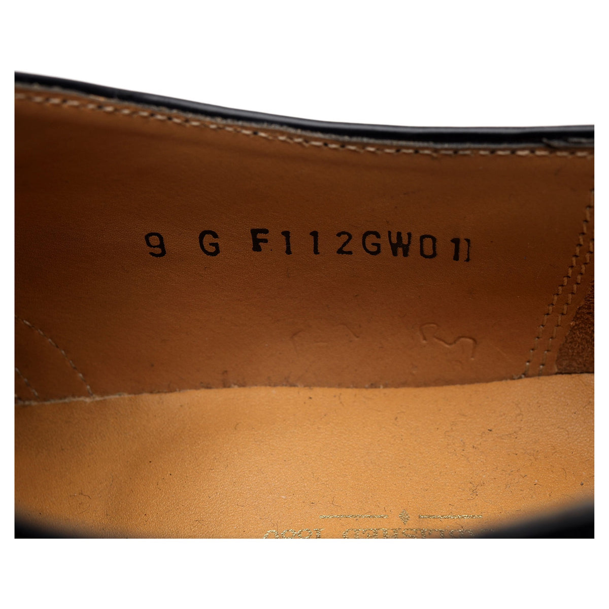 &#39;Gatwick&#39; Black Leather Oxford Brogues UK 9 G