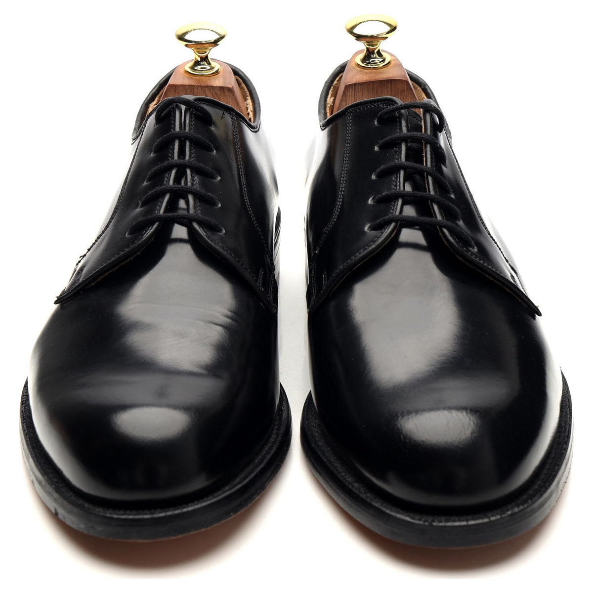 Black Leather Derby UK 7.5 F