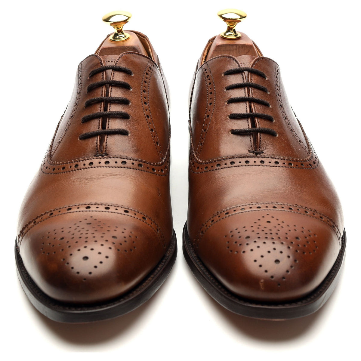 &#39;Newcastle&#39; Brown Leather Oxford Brogues UK 9 G