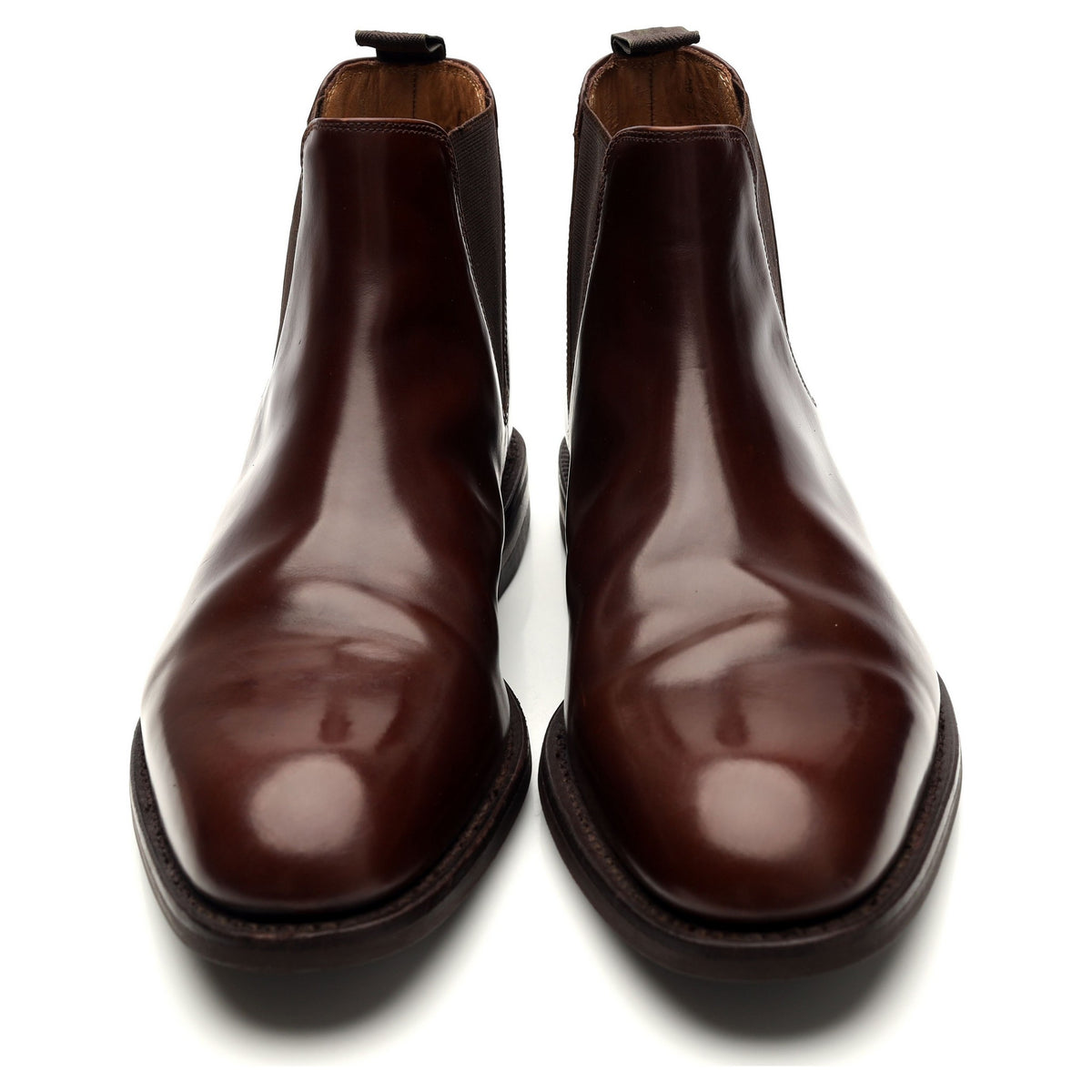 &#39;Ascot&#39; Brown Leather Chelsea Boots UK 8.5 F
