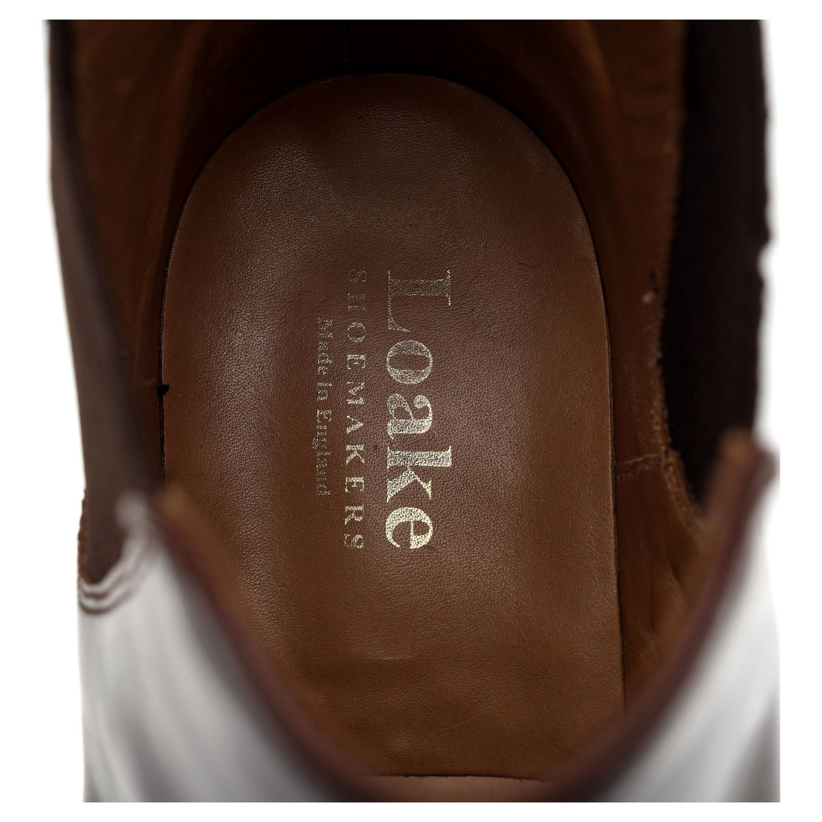 &#39;Ascot&#39; Brown Leather Chelsea Boots UK 8.5 F