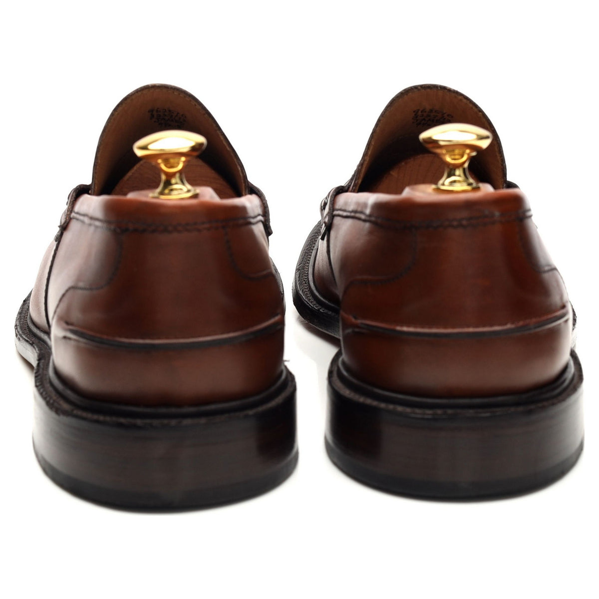 &#39;James&#39; Brown Leather Loafers UK 9.5
