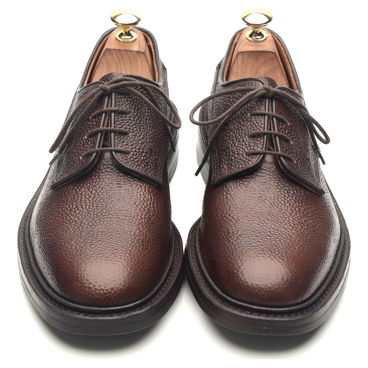 &#39;6314&#39; Brown Leather Derby UK 7