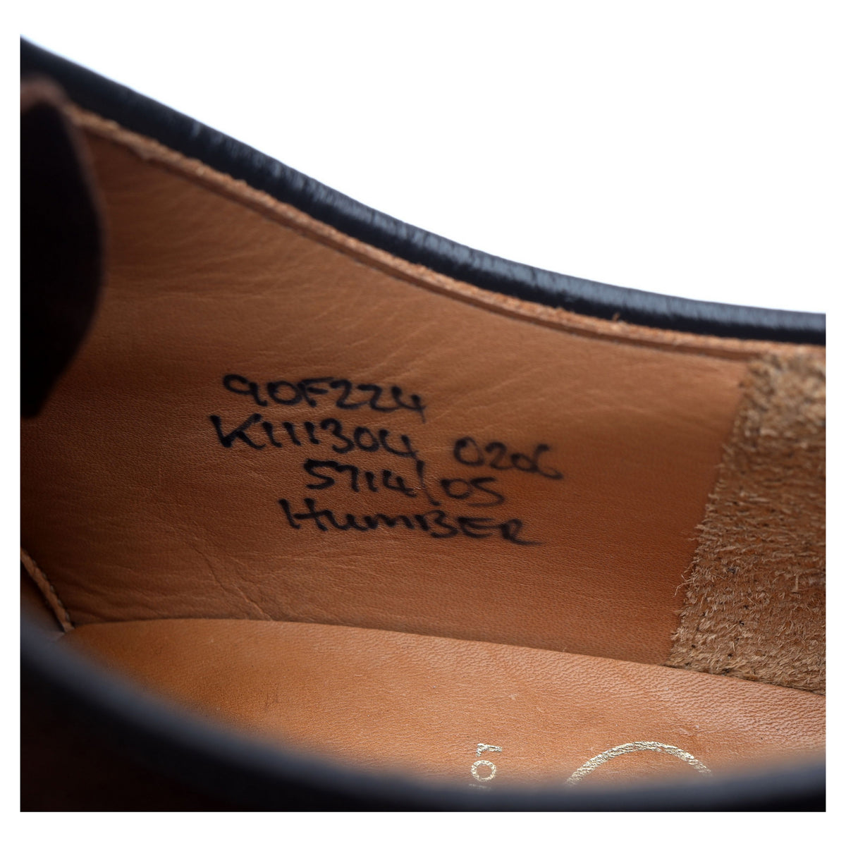 &#39;Humber&#39; Brown Leather Derby UK 9 F