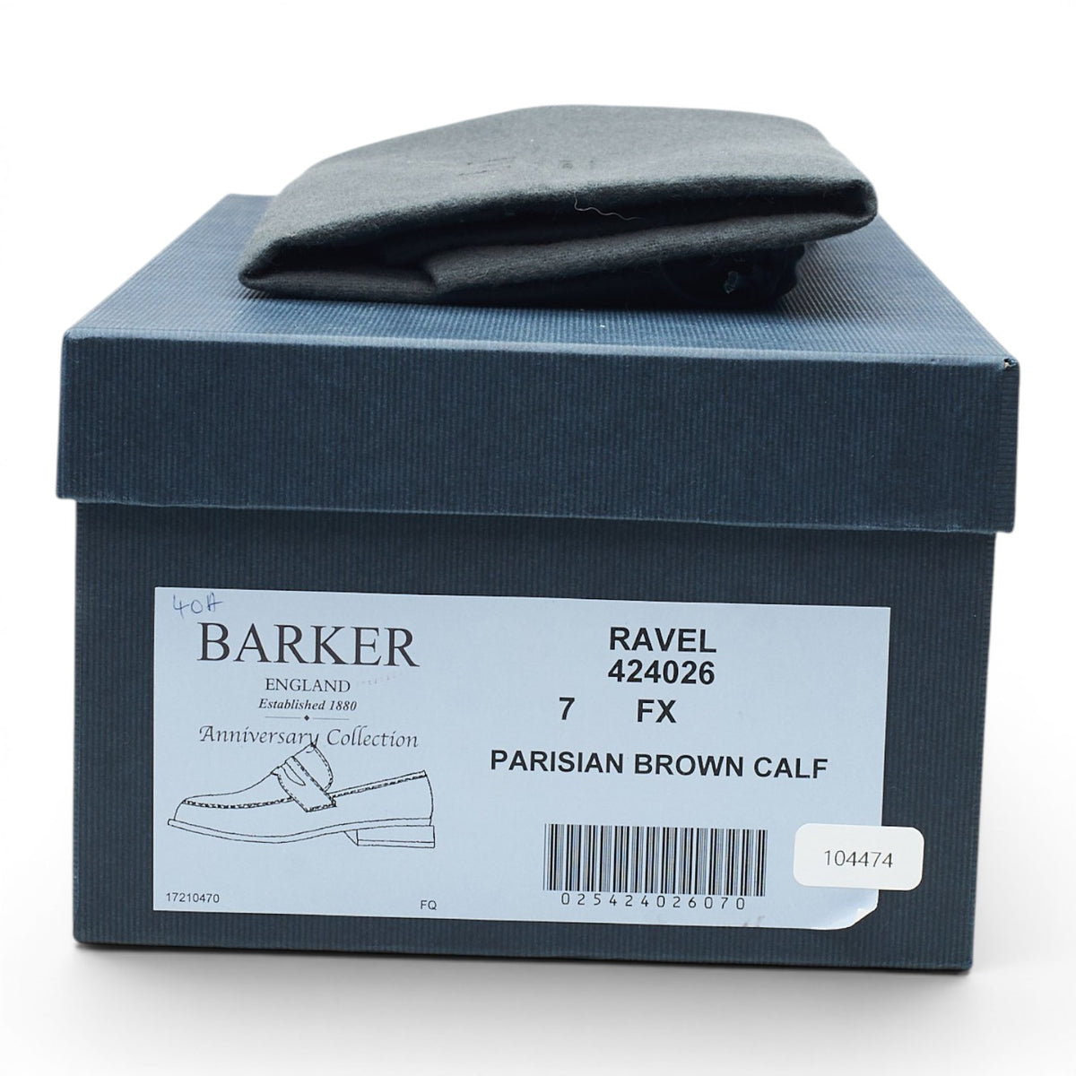 'Ravel' Brown Leather Loafers UK 7 FX