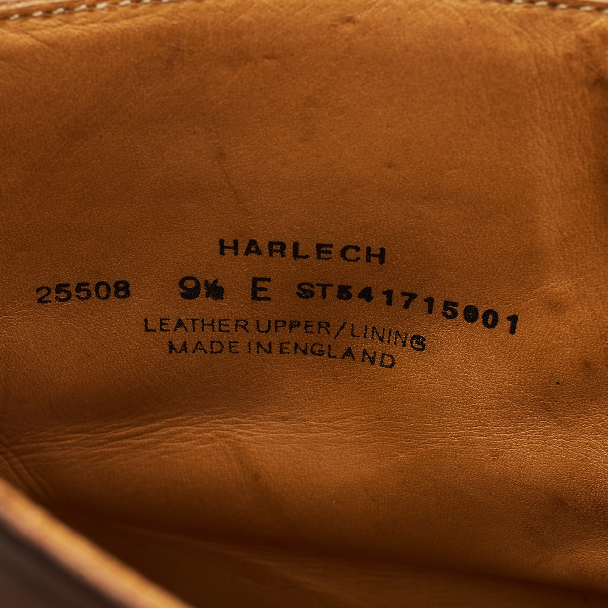 'Harlech' Dark Brown Cordovan Leather Boots UK 9.5 E
