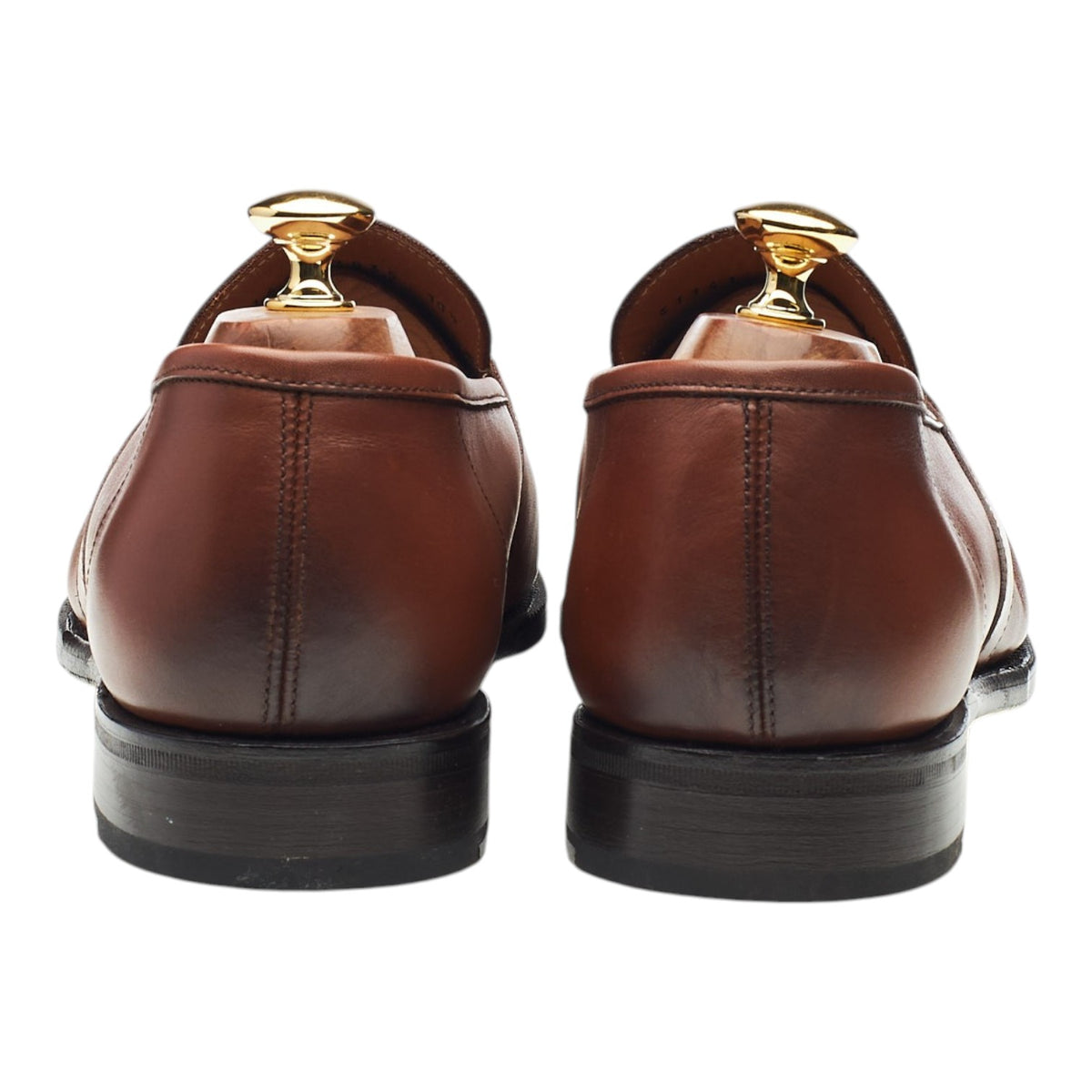 'Thomas' Brown Leather Loafers UK 10.5
