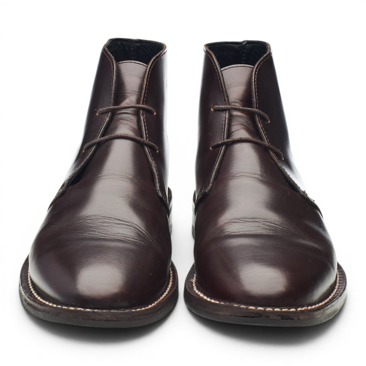 'Scout' Dark Brown Leather Chukka Boots UK 7.5 US 8