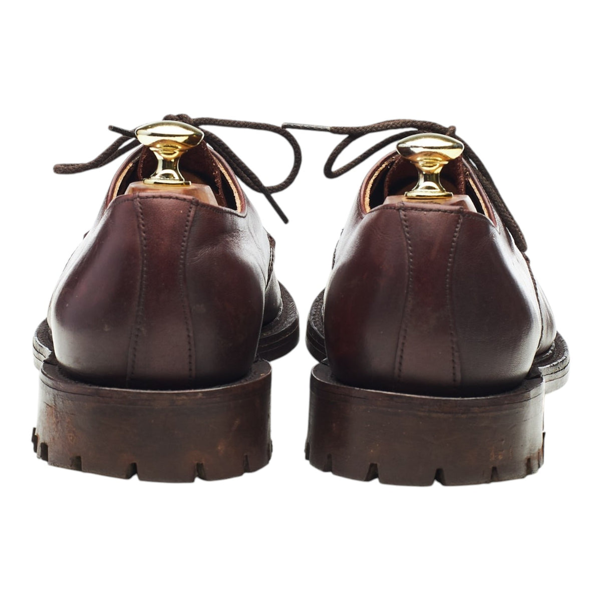 '804' Dark Brown Leather Derby UK 7.5