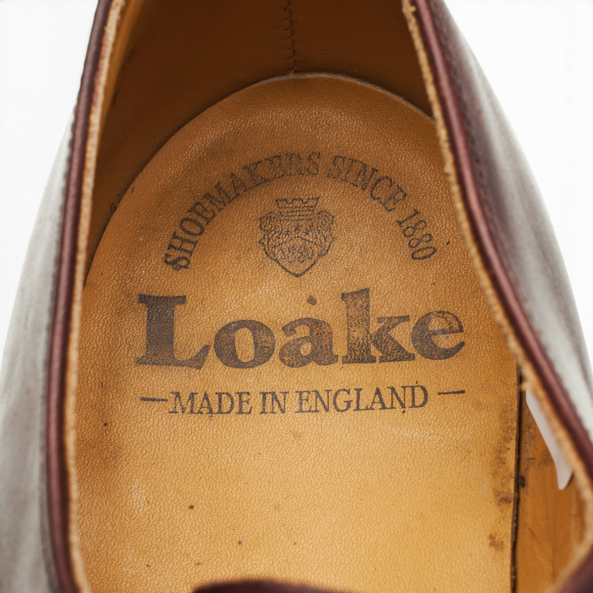 '804' Dark Brown Leather Derby UK 7.5
