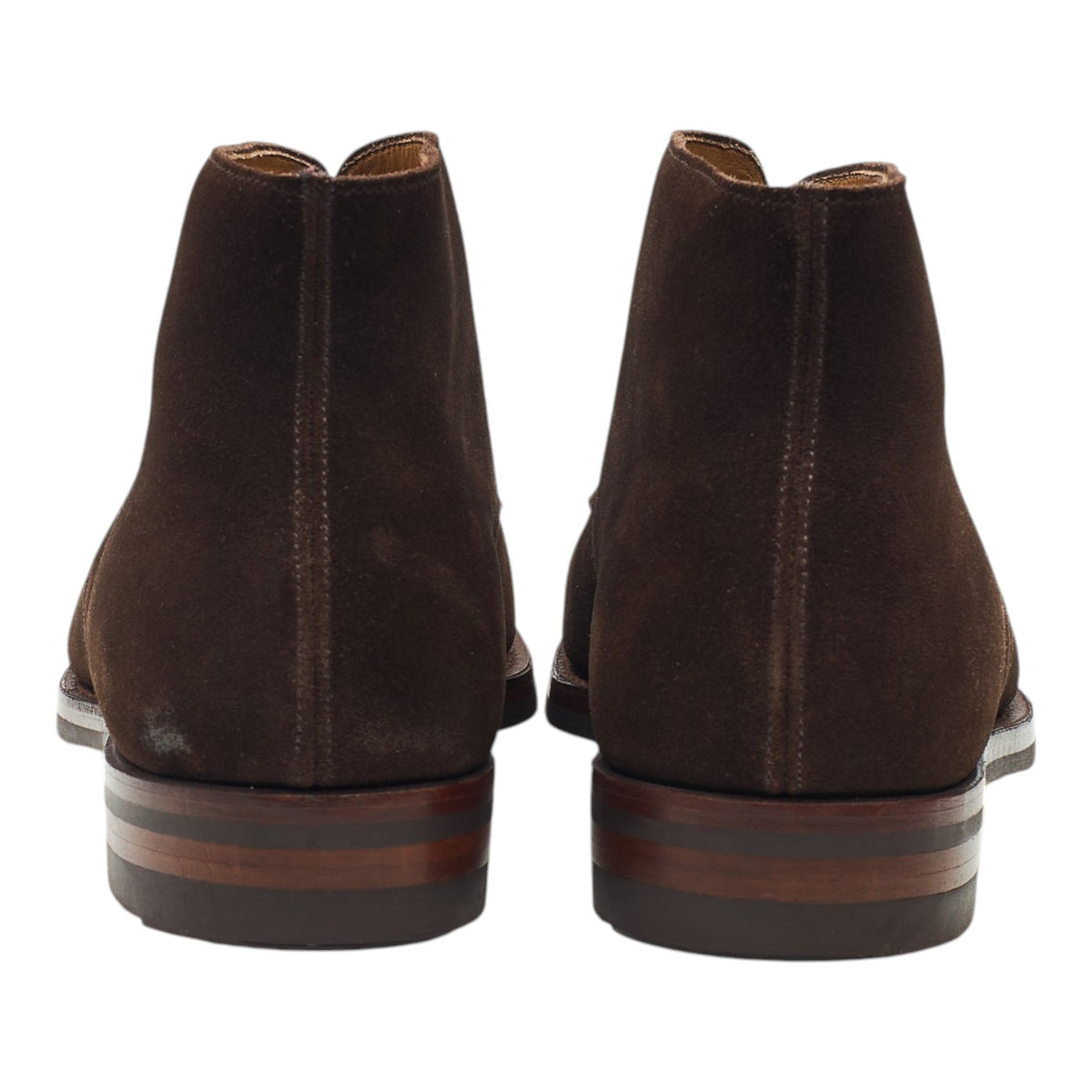 'Tetbury' Dark Brown Suede Chukka Boots UK 9 E