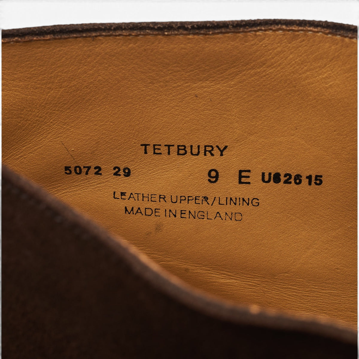 'Tetbury' Dark Brown Suede Chukka Boots UK 9 E