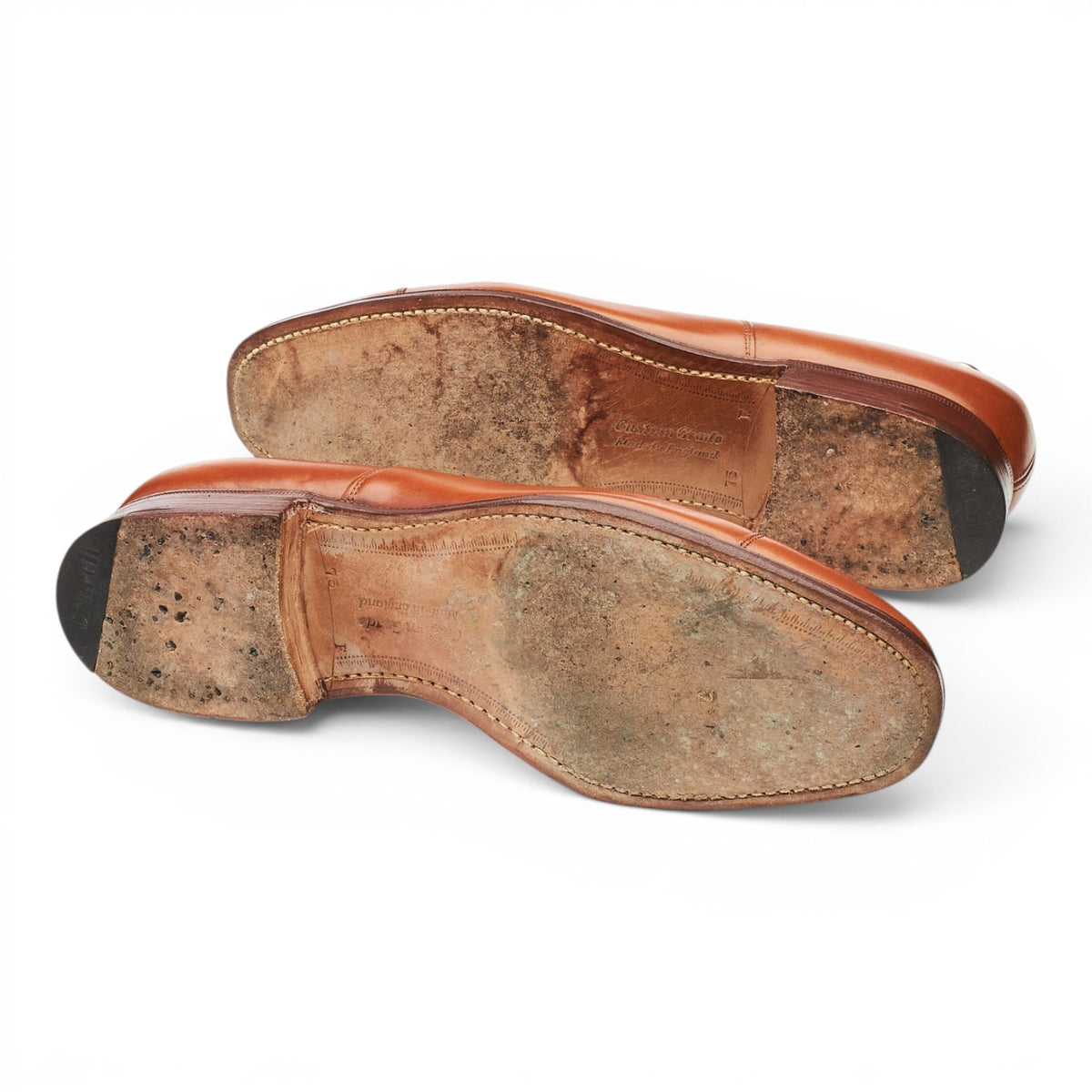 'Consul' Tan Brown Leather Oxford UK 7.5 F