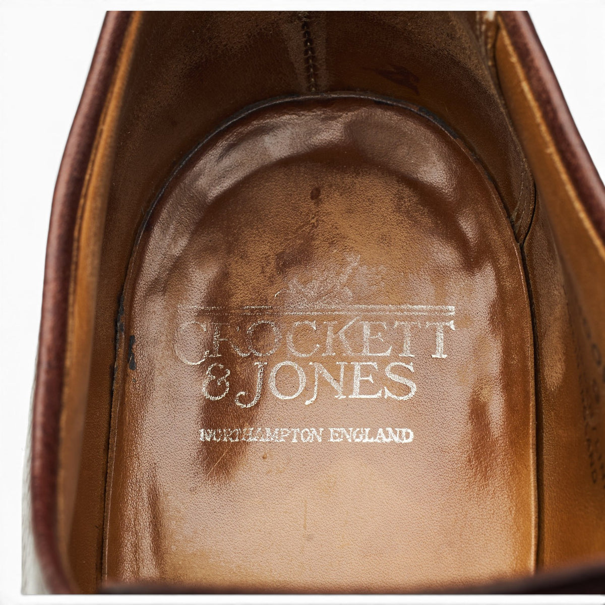 'Ashdown' Dark Brown Grain Leather Derby UK 9 E