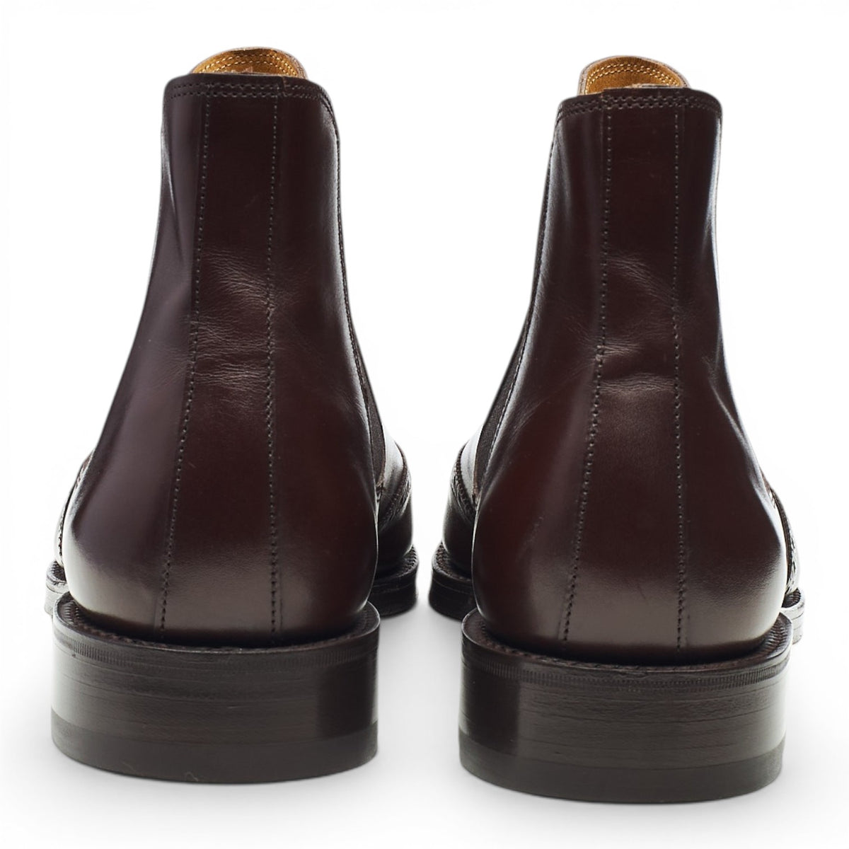 'Carne' Brown Leather Chelsea Boots UK 8 E