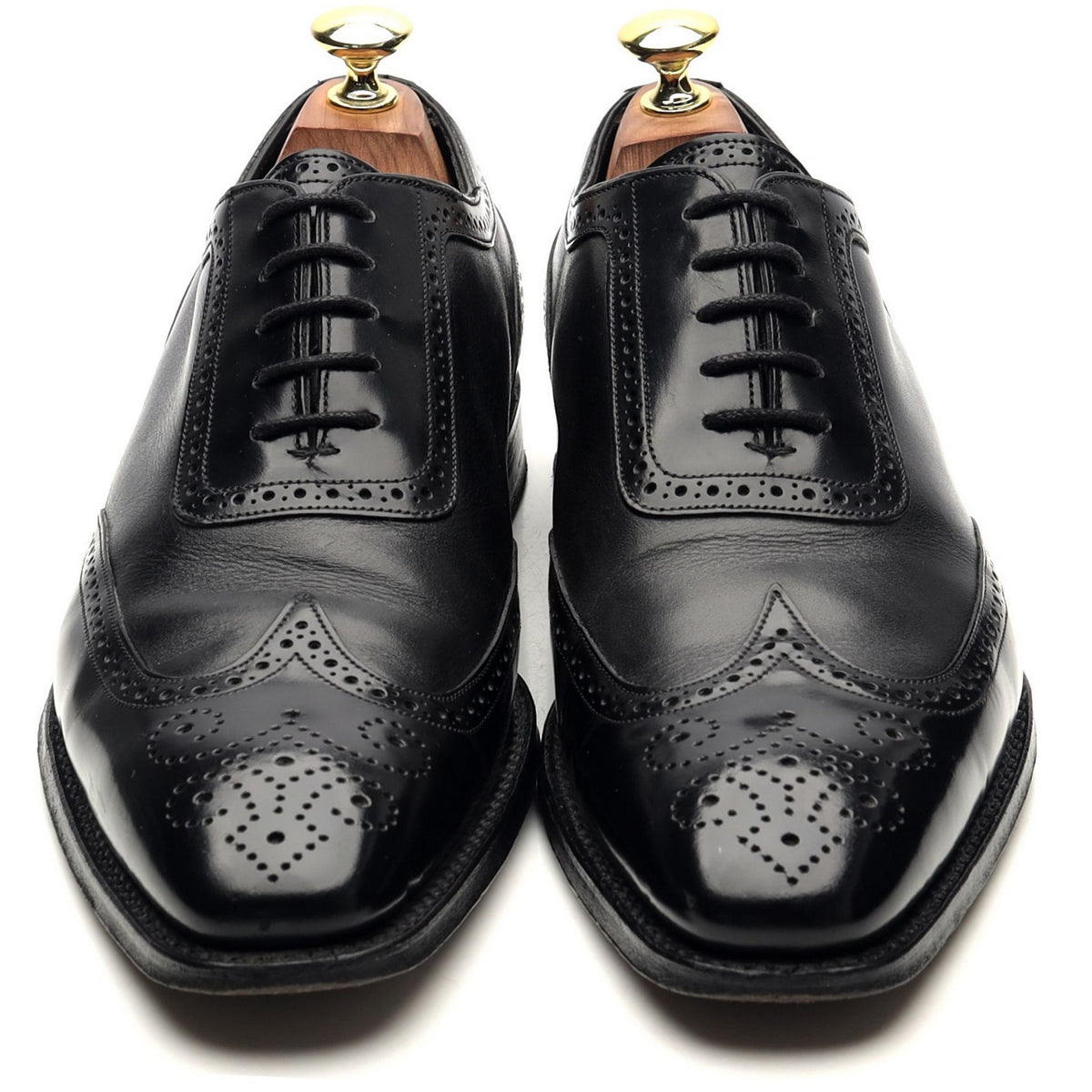 M&amp;S Black Leather Oxford Brogues UK 7 F