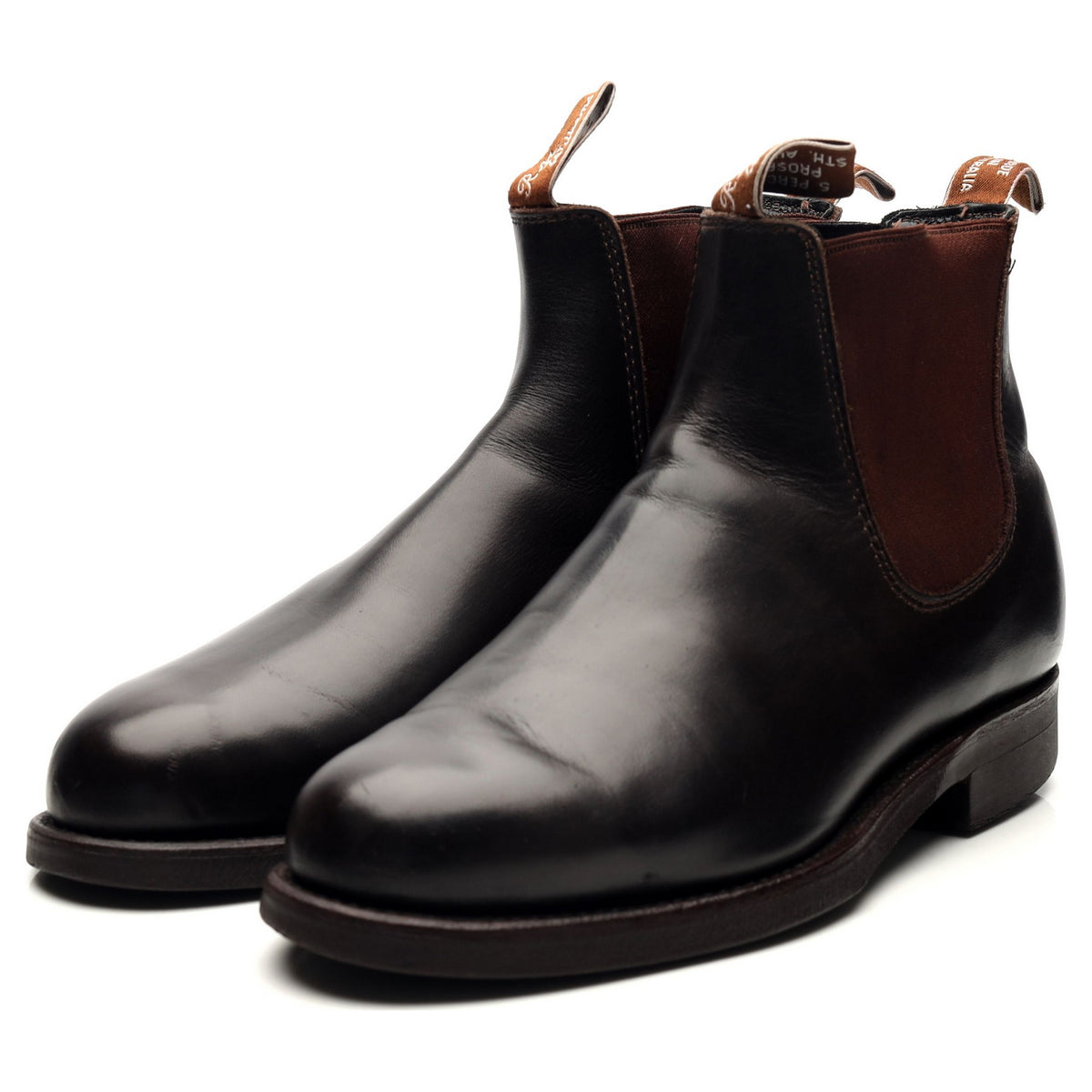 &#39;Comfort Craftsman&#39; Dark Brown Leather Boots UK 7 G