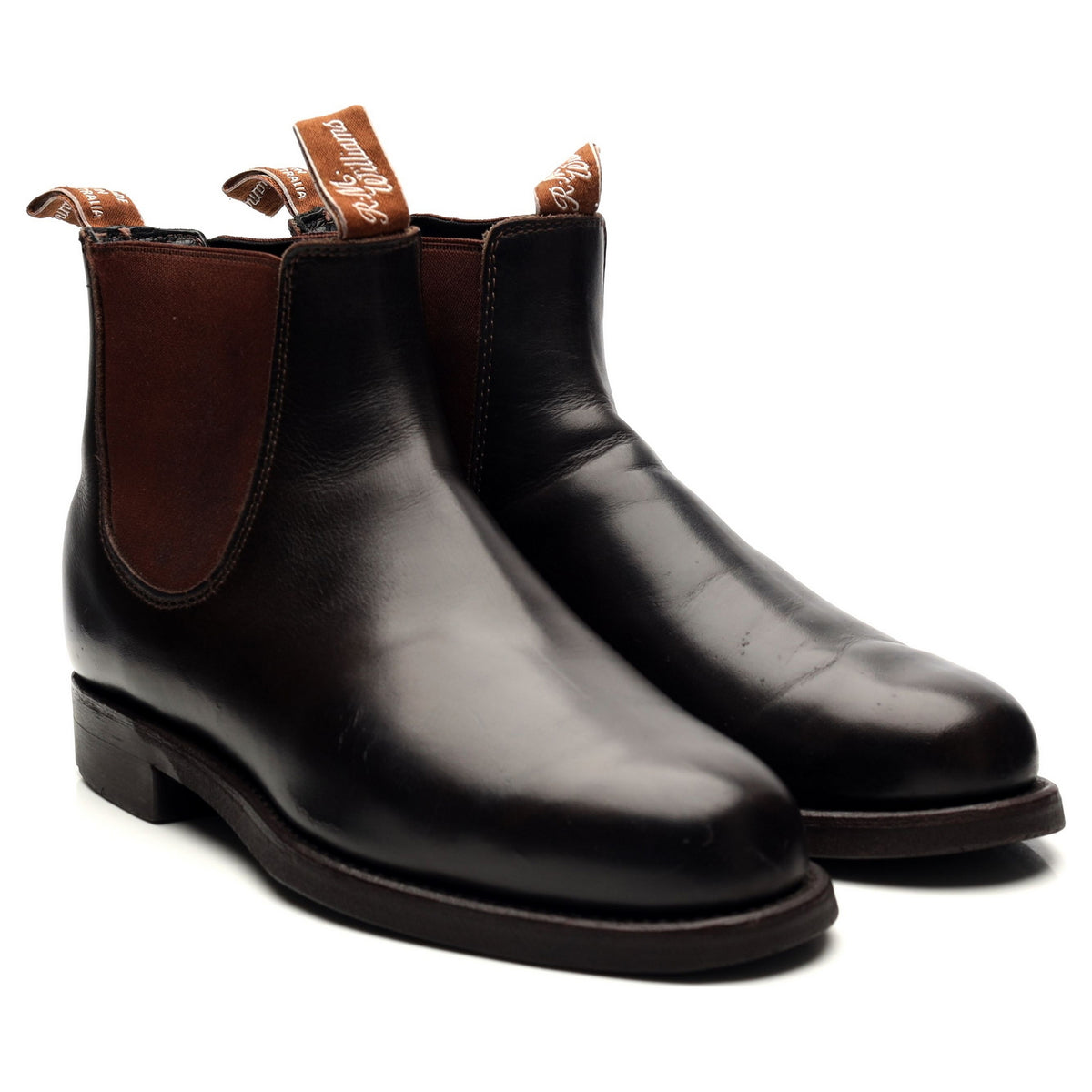 &#39;Comfort Craftsman&#39; Dark Brown Leather Boots UK 7 G