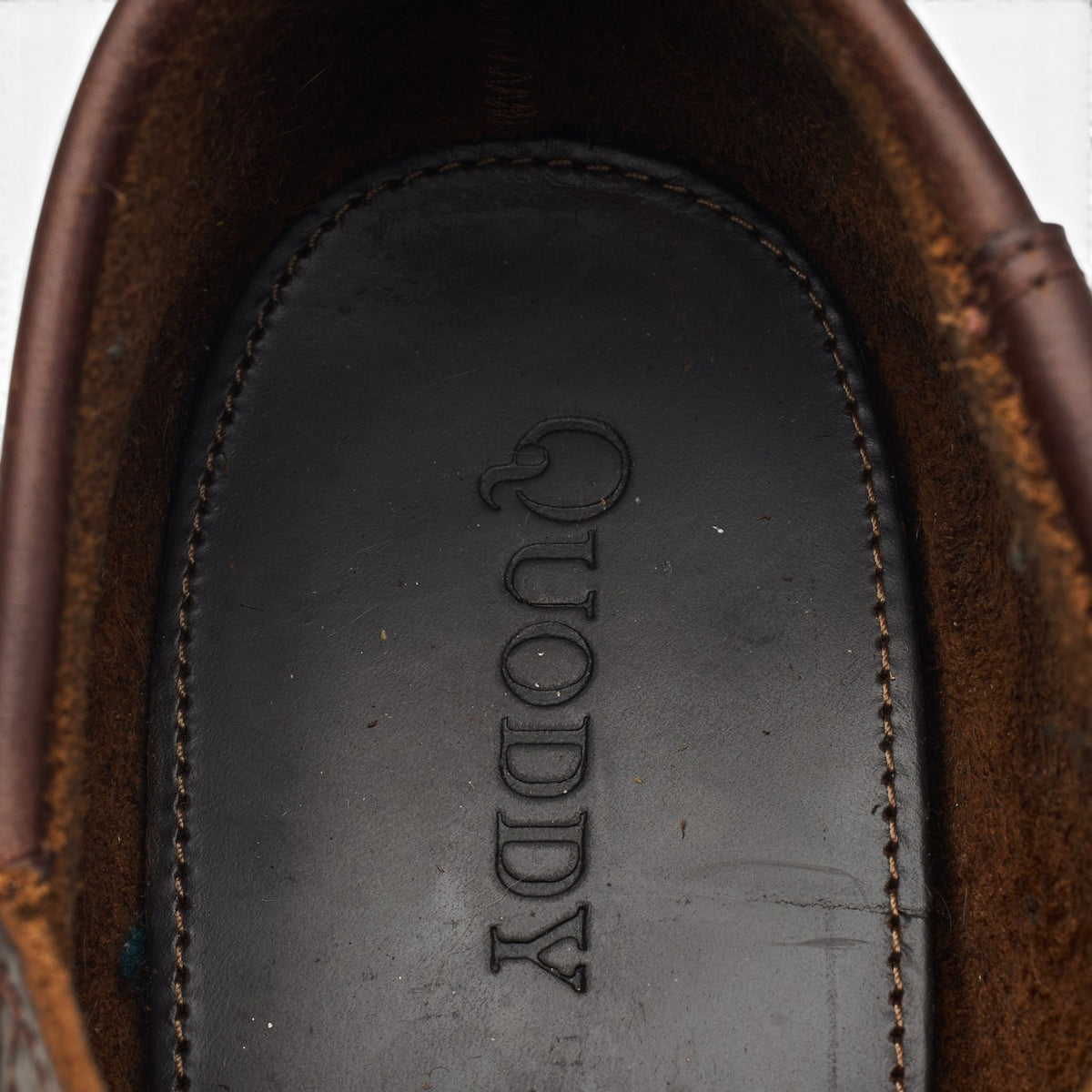 'Maliseet' Dark Brown Leather Boat Shoes Derby UK 8.5 US 10.5 M