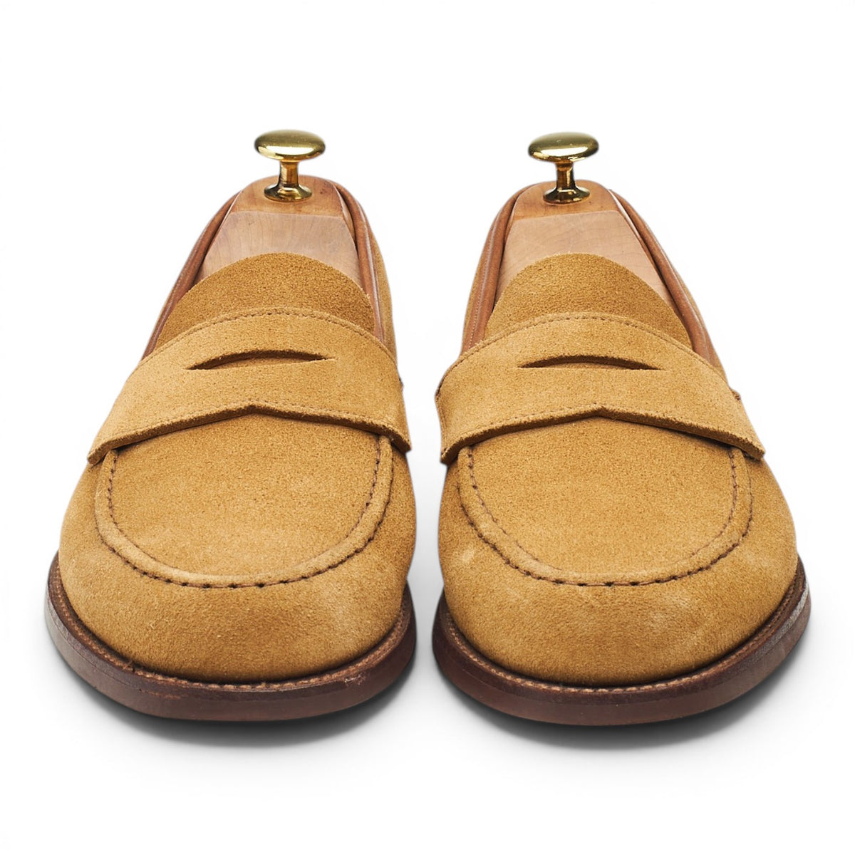 'Harvard 2' Tan Brown Suede Loafers UK 8 E
