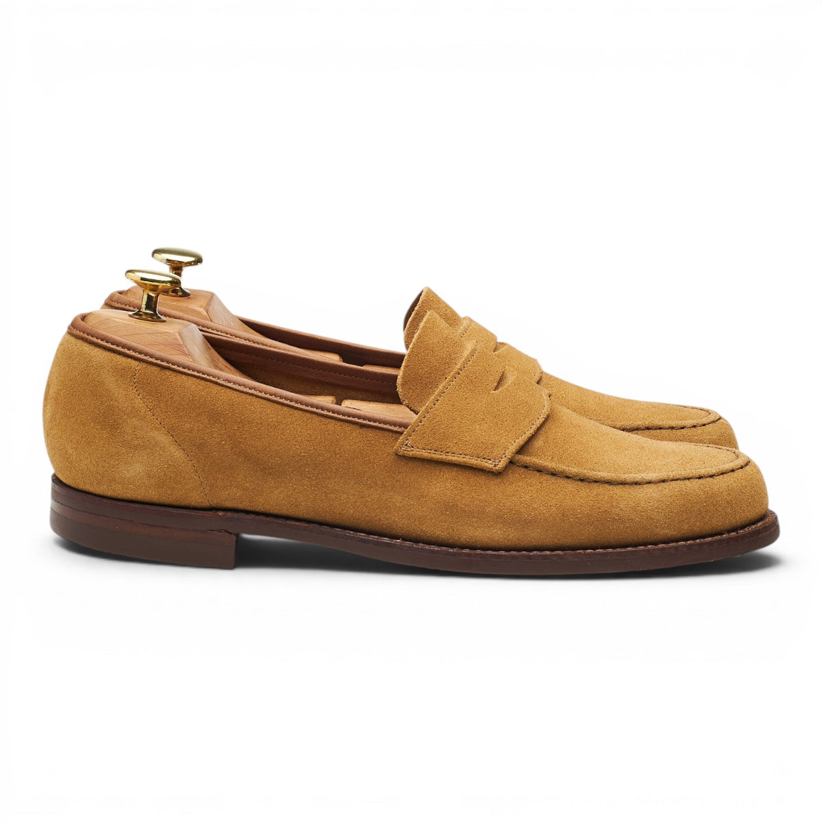 'Harvard 2' Tan Brown Suede Loafers UK 8 E