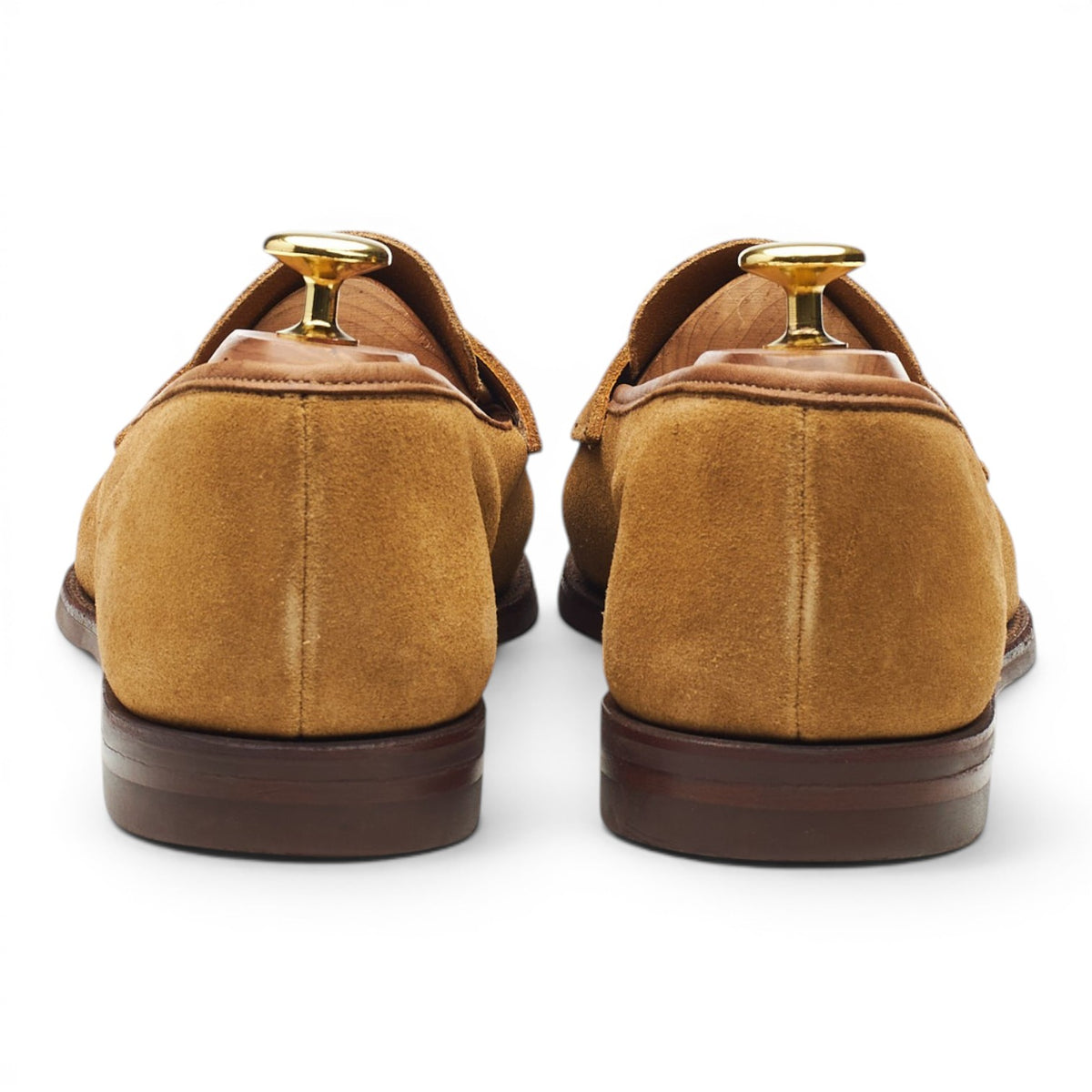 'Harvard 2' Tan Brown Suede Loafers UK 8 E