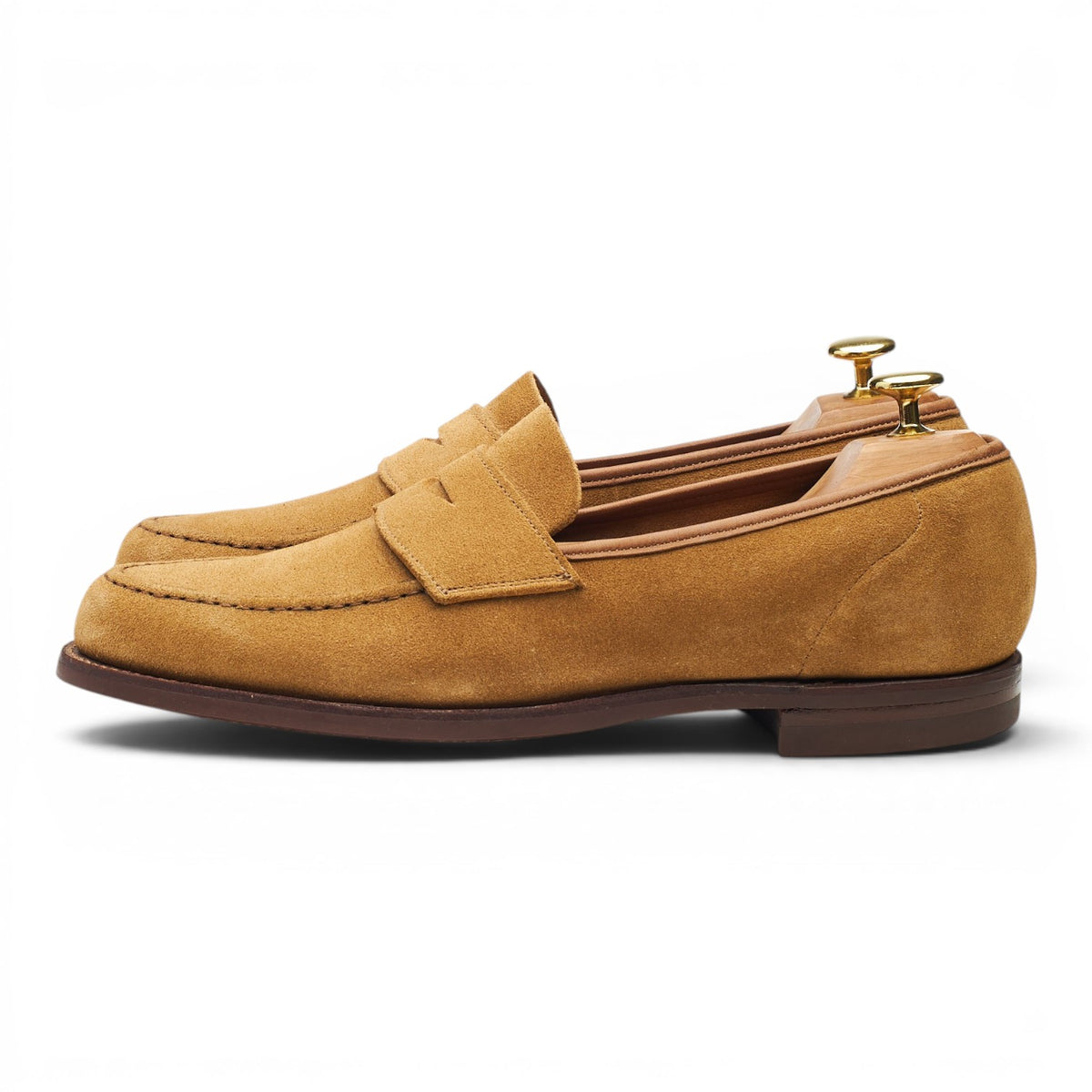 'Harvard 2' Tan Brown Suede Loafers UK 8 E