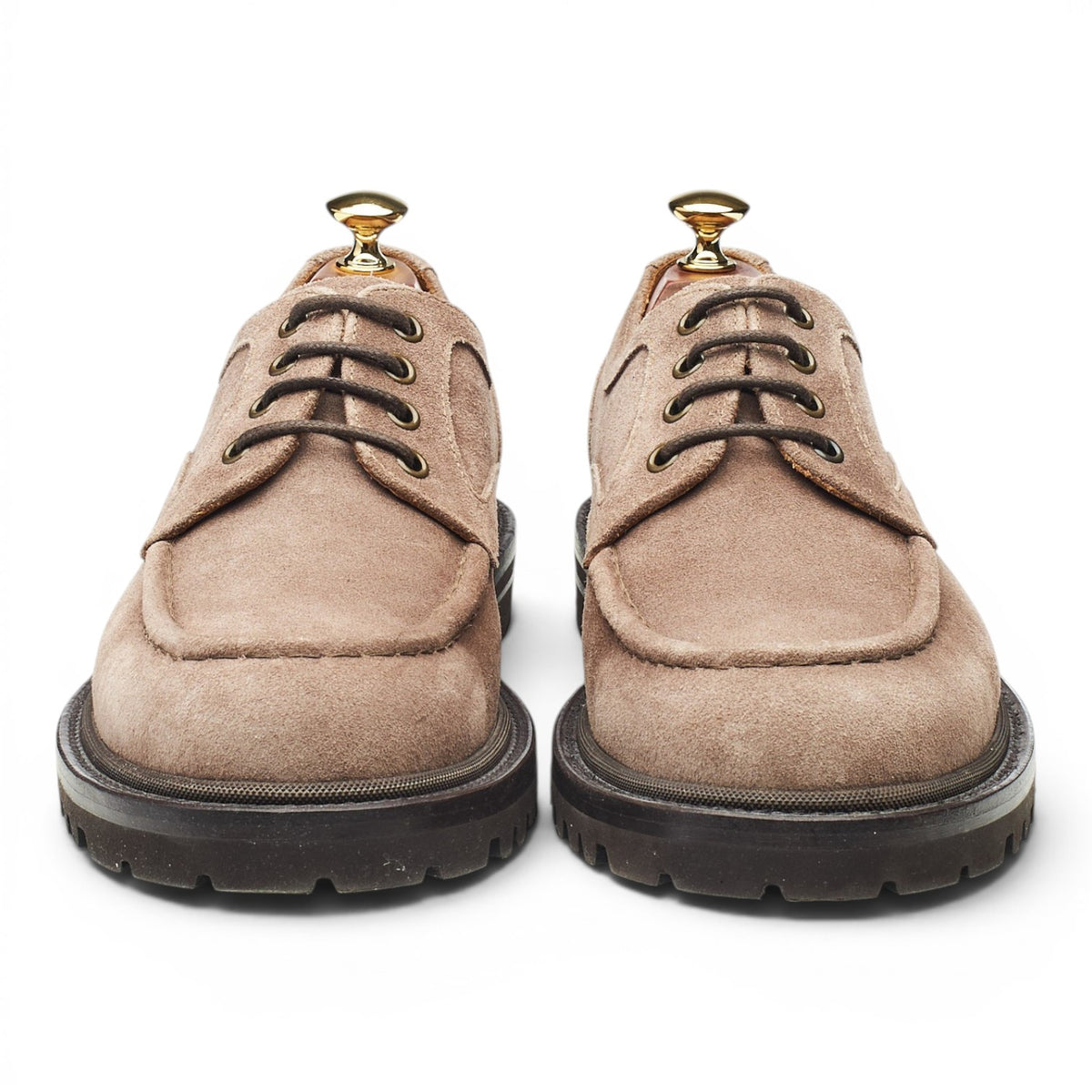 Beige Suede Apron Derby UK 9 EU 43