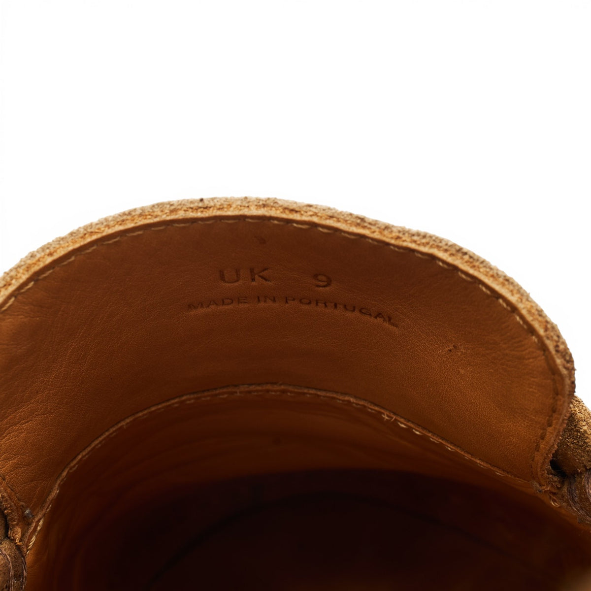 'Barcelona' Beige Suede Penny Loafers UK 9