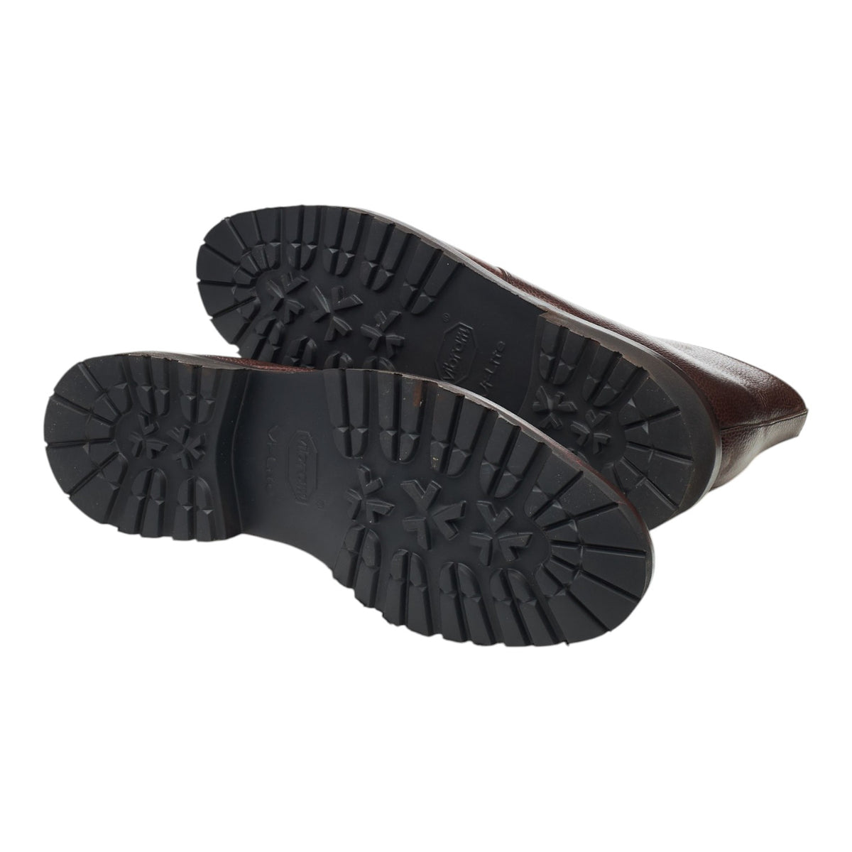 'Mendip' Dark Brown Grain Leather Chukka Boots UK 10 F