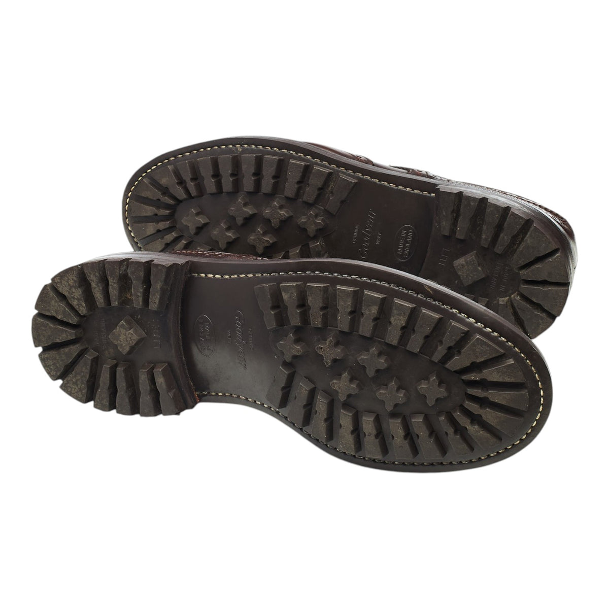 'Bowood' Dark Brown Leather Derby Brogues UK 8.5