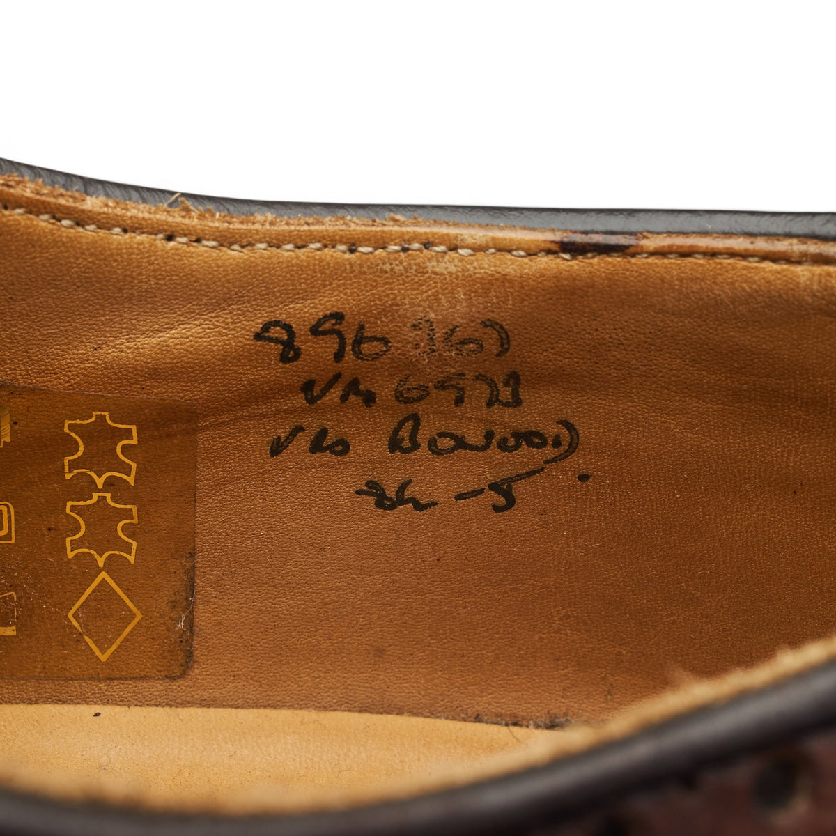 'Bowood' Dark Brown Leather Derby Brogues UK 8.5