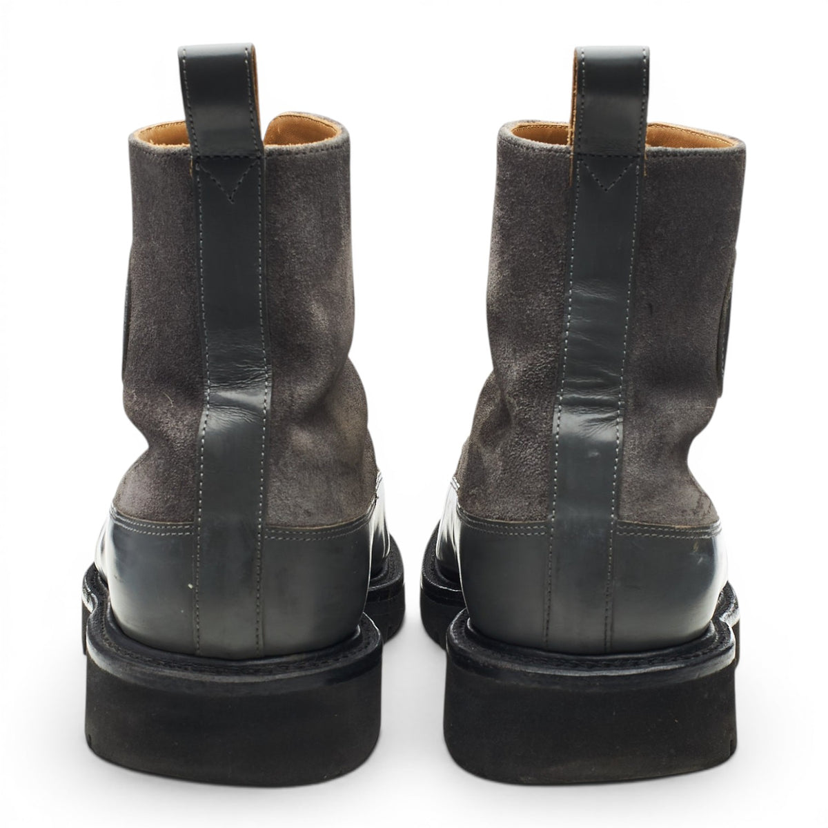 'Anton' Grey Suede Leather Boots UK 10 G