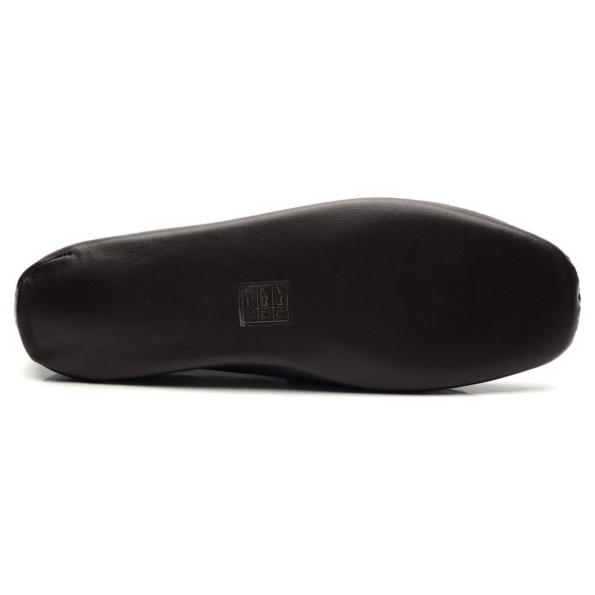 Dark Brown Leather Slippers UK 6 F