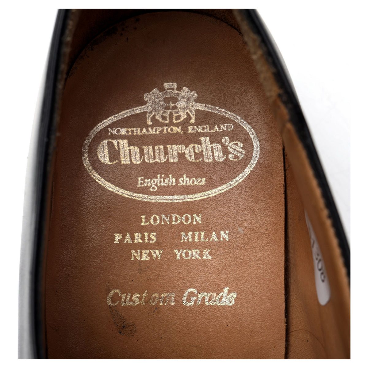 &#39;Becket&#39; Black Leather Monk Strap UK 6.5 F